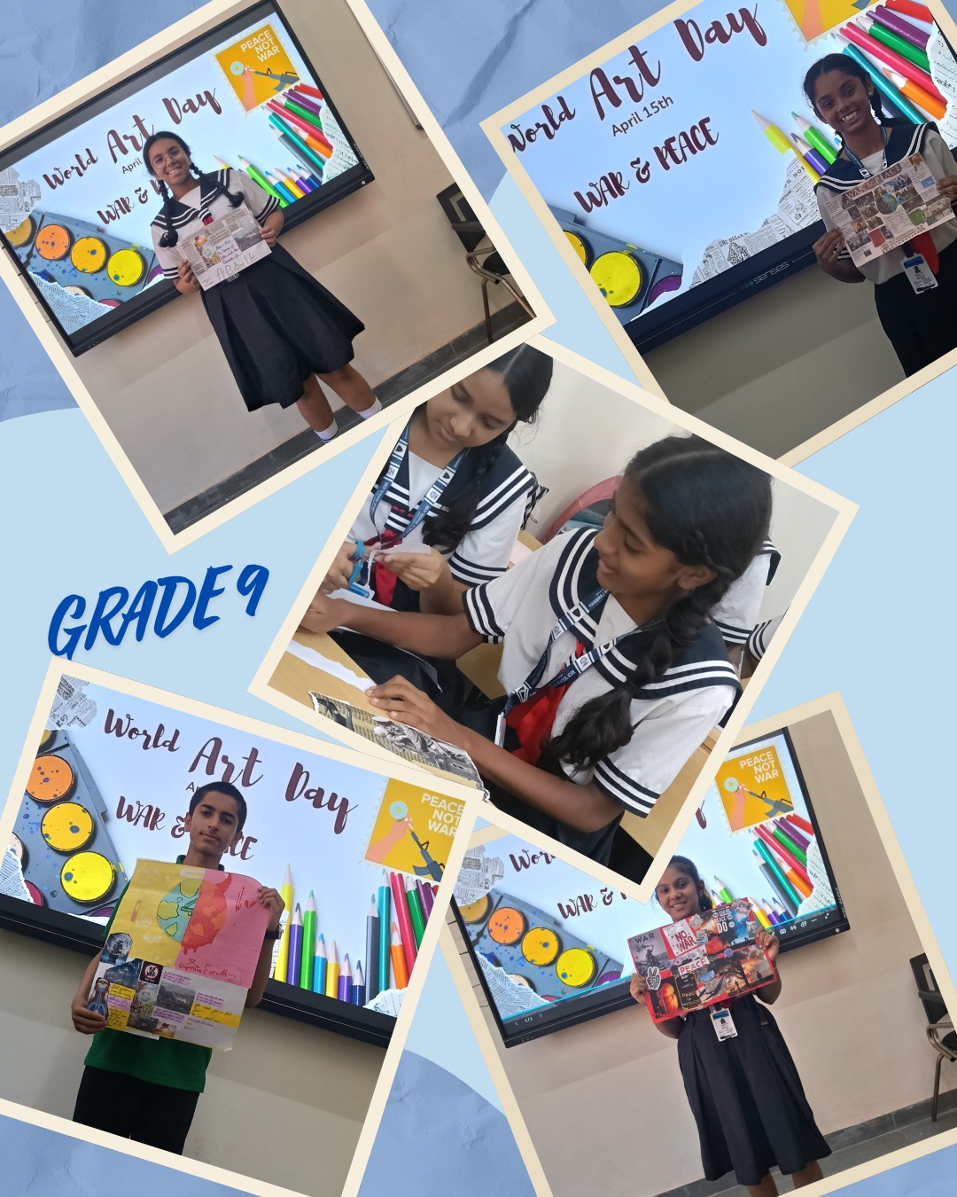 🎨 World Art Day Celebration – Grades 6 to 10 🎨